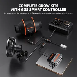 SPIDER FARMER Komplettset 70x70x160 cm Growbox Kit SF1000 mit GGS-Controller