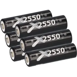 XCell 6x XCell Mignon Akku AA LSD Plus Ni-MH 1,2V 2550 mAh low self-discharge