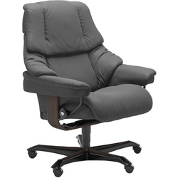 STRESSLESS Bürostuhl Reno Office Leder Grau Batick Grey