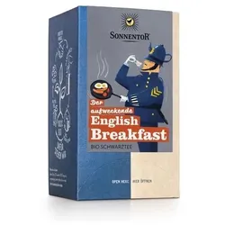 Der aufweckende English Breakfast Tee, Schwarztee bio, 18 St. Doppelkammerbeutel