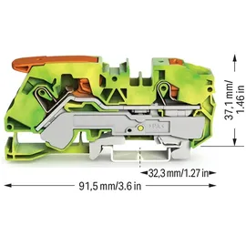 WAGO GmbH &amp; Co. KG 2-Leiter-Schutzleiterkl. 2116-5207
