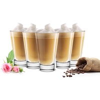 Sendez 6 Cocktailgläser 460ml Kaffeegläser Teegläser Saftgläser Trinkgläser Latte Macchiato Gläser