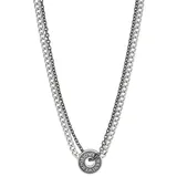 Emporio Armani Herren-Halskette Edelstahl Silber