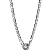 Emporio Armani Herren-Halskette Edelstahl Silber