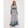 Apricot Maxirock Damen Blumendruck Beige/Blau 38
