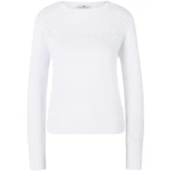 Pullover U-Boot-­Ausschnitt Peter Hahn weiss