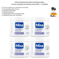 Mixa Panthenol Comfort Körper Lotion für Empfindliche & Zu Ekzemen Haut 4x400ml