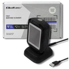 Qoltec Barcode-Lesegerät (stationär) | 1D und 2D | USB