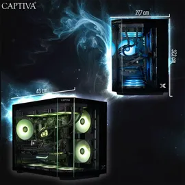 CAPTIVA Gaming-PC I92-508 Intel Core i5 14400F 4,6 GHz 16 GB RAM 500 GB SSD GeForce RTX 5060 Win 11 Home