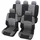 PETEX 24274918 Classic Sitzbezug 17teilig Polyester Schwarz, Grau Fahrersitz, Beifahrersitz, Rücksitz