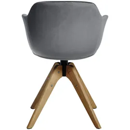 Jahnke Stuhl SHELL 56,50x79x59 grau