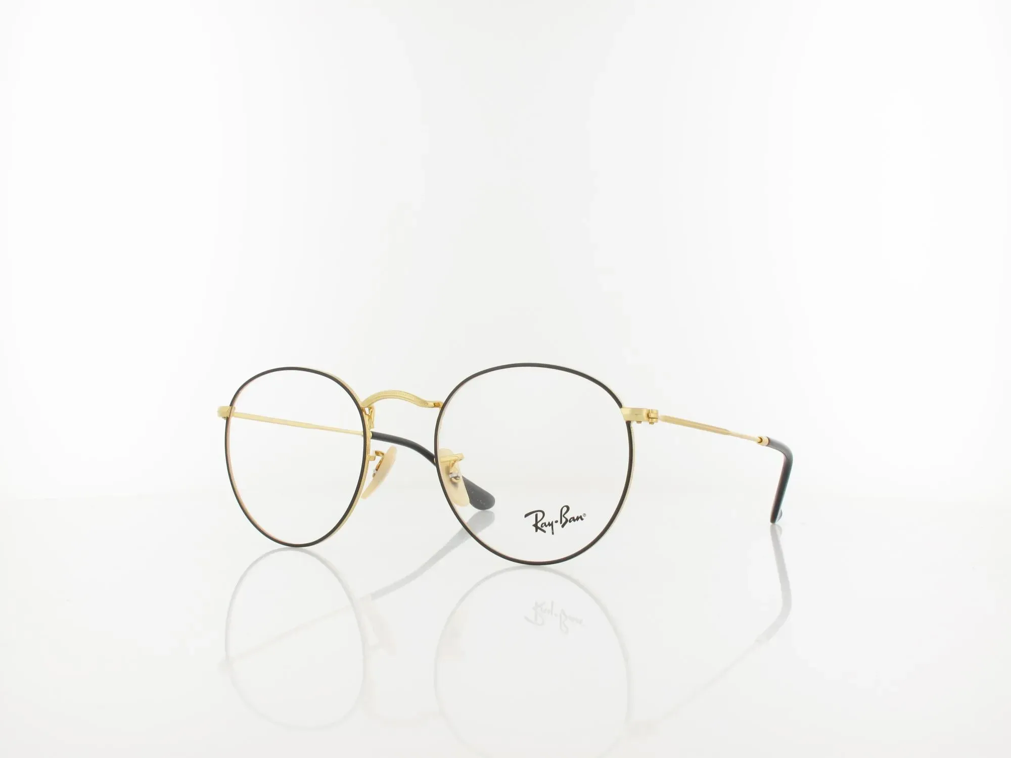 Ray Ban Round Metal RX3447V 2991 50 black on arista