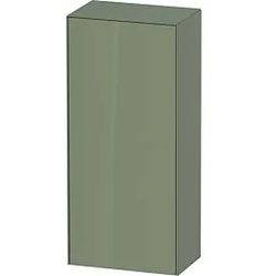 Duravit White Tulip Halbhochschrank WT1322LH2H2 40 x 24 cm, Steingrau Hochglanz, 1 Türe links, 2 Glasfachböden