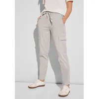 STREET ONE Damen Cargo Hose Joggpants clean sand 42W