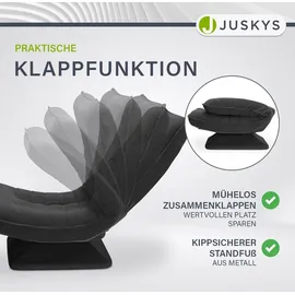 Juskys Relaxsessel Korsika Cord 58 x 85 x 100 cm Grau