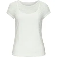 LASCANA Spitzenshirt Damen weiß Gr.40/42