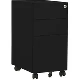 vidaXL Aktenschrank 30x45x59 cm schwarz