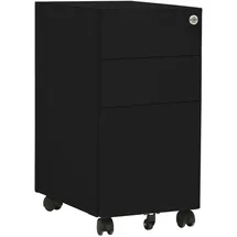 vidaXL Aktenschrank 30x45x59 cm schwarz