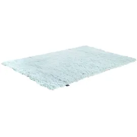 Tom Tailor Teppich Fluffy Uni blue lagoon 140 x 190 cm
