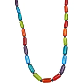 COLLEZIONE ALESSANDRO Lange Kette Beja mehrfarbig / Glas