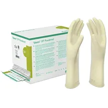 B. Braun Vasco OP Powdered Handschuhe latex Größe 7,5