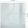 Tulup Tischplatte 50 x 50 cm Glas transparent