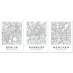 LUMA Poster-Set Stadtplan