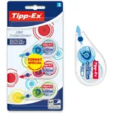 BIC Tipp-Ex Korrekturroller Mini Pocket Mouse, 6m x 5mm, Ideal für das Büro, das Home Office oder die Schule, 3 Stück (1er Pack)
