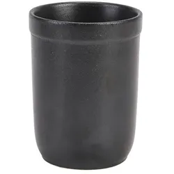 Besteckhalter Steingut, schwarz - 9x12cm