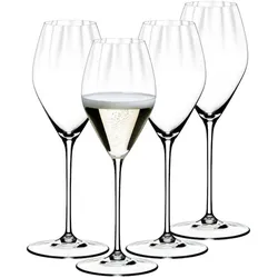 Riedel Performance Champagnergläser 4er Set transparent