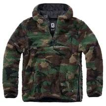 Brandit Textil Teddy Worker Jacke Woodland 4XL