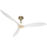 CasaFan Eco Airscrew 152 cm Deckenventilator Messing/Weiß