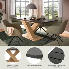 xonox.home Motion 150-190 x 76 x 90 cm grau
