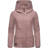 Ragwear Damen Übergangsjacke leichte Wasserdichte Jacke kurz mit Kapuze