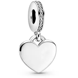 Pandora Engravable Heart Tag Dangle Charme 798761C01