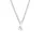 Elli DIAMONDS Halskette Kreis Rund Diamant (0,03 ct.) Silber