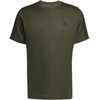 adidas Herren Shirt Train Essentials 3-Streifen, NGTCAR/BLACK, XL