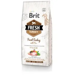 Brit Fit & Slim frische Pute mit Erbsen Hundefutter 12 kg