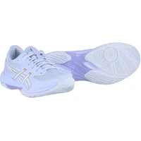 Asics Hallen-Indoorschuhe Gel Rocket 12 (multifunktional/Stabiltät) hellblau/weiss Damen