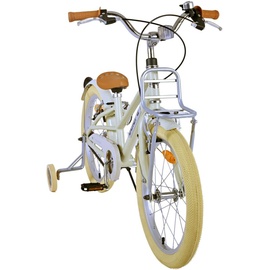 tpfsports Melody Kinderfahrrad - Mädchen - 18 Zoll - 2 Handbremsen - Beige