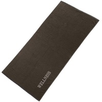 Aqua-Textil Wellness Saunatuch 80 x 200 cm Uni anthrazit