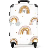 noboringsuitcases 4-Rollen 67 cm / 72 l regenbogen/polka dots