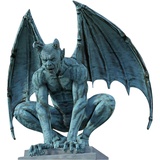 pologmase Gothic Gargoyle Statue – Garten Wasserspeier Gothic Skulptur | Mit Händen auf dem Boden Home Decor Figur Gothic Dekoration für Terrasse, Veranda, Zaun