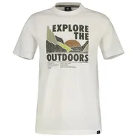 LERROS T-Shirt »LERROS T-Shirt mit Outdoor-Brustprint« Lerros BROKEN WHITE