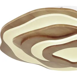 GLOBO Jacks 1 LED Deckenleuchte 50x10x58 cm braun