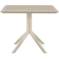 CLP Tisch Sky 80 x 80 cm taupe