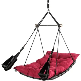 Liebesschaukel Luxus Private Euphoria® - Bequeme Sexschaukel mit Stil - Farbe Bordeaux