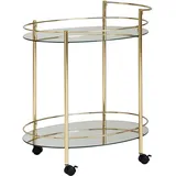 Wohnling Servierwagen, Gold