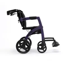 Rollz Motion 2.1 Rollator und Rollstuhl faltbar lila