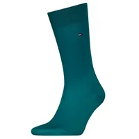 TOMMY HILFIGER Herren Socken Premium Fil d'Ècosse - turquoise - 43-44